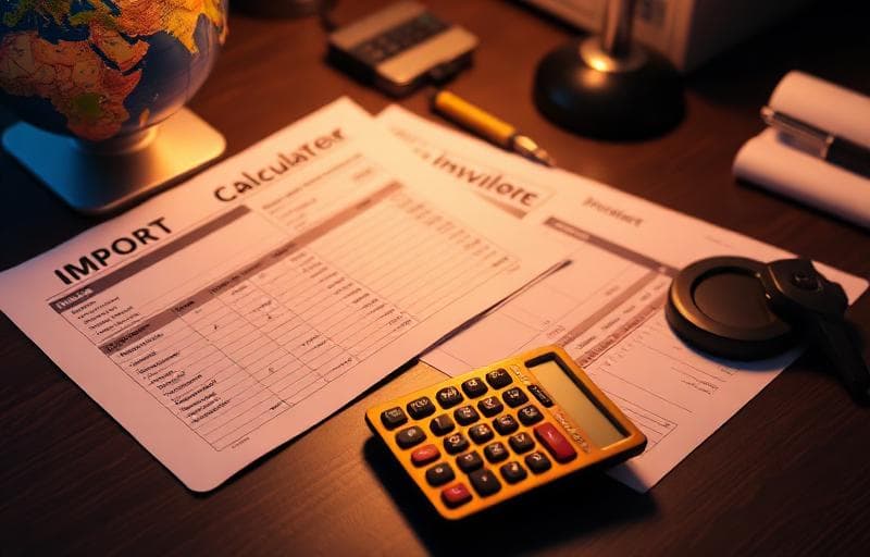 Landed cost calculation import India customs duty GST