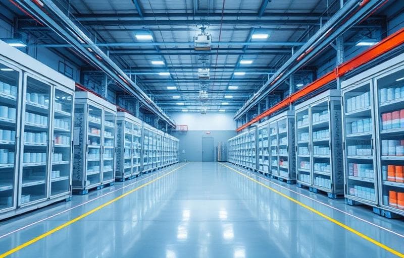 Cold chain logistics warehouse temperature controlled storage India
